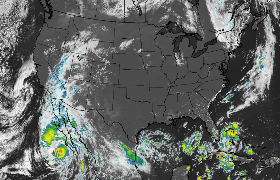 USA Infrared Satellite